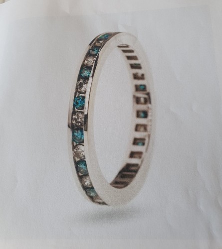 Eternity ring weißgold 585 - weißgold,