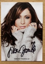 Simone Thomalla AK Schauspielerin Frühling Autogrammkarte original signiert 4