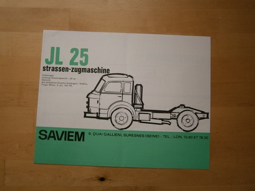Saviem strassen zugmaschine - saviem,