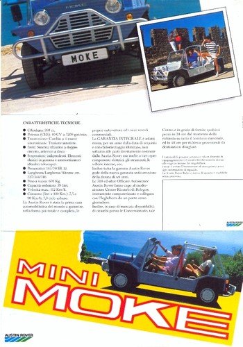 Mini moke italian market - mini,