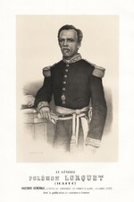 Polemon Lorquet General military Haiti America Amerika Portrait Litho 1872