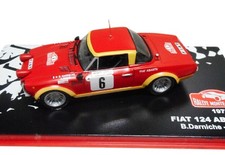 Fiat 124 Abarth Darniche 1975 Rally Montecarlo 1:43 Ixo Altaya Diecast
