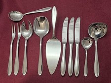 Wmf Innsbruck Cromargan Menümesser Servierbesteck 11 teilig u.a Tortenheber 