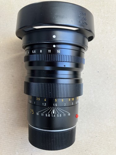 Leitz summilux 75mm wie - m, 1,4/75mm,