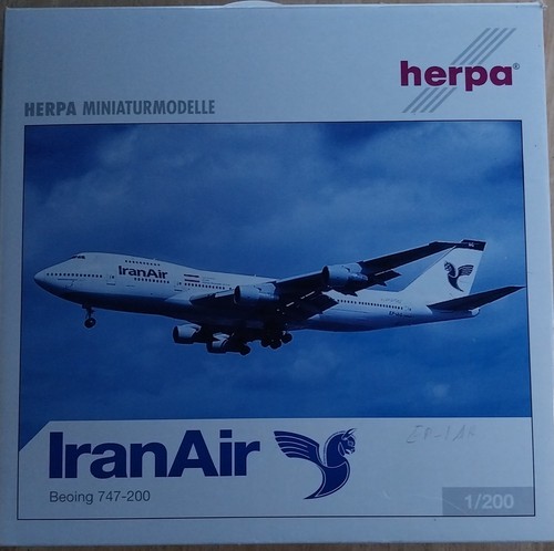 Herpa 200 iran - iran, boeing