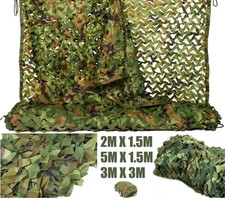 Militärisches Tarnnetz Camo 2-10m – Sonnenschutz Garten Pavillon Strand Outdoor