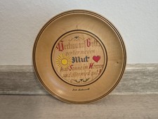 Vintage Holzteller Bad