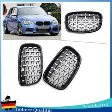 Schwarzer 11-14 Frontgrill Chrom Diamant Meteor Latest Style für BMW 1 Serie F20