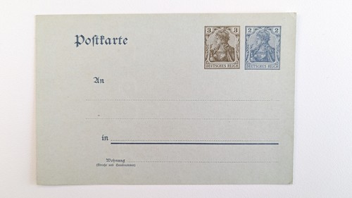 Deutsches reich 1906 ganzsache - reich,