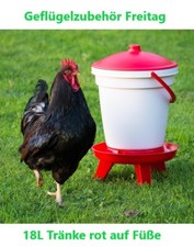 18 Liter Geflügeltränke rot