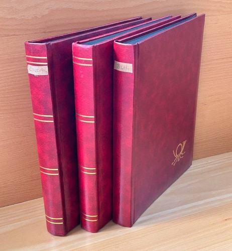Leer foto postkarten album - leer,