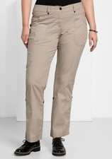 sheego Damen Cargo Hose Gerade