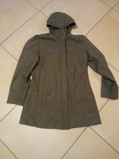 Vaude Damen Windbreaker 80 Jacke Mantel Grau Grün Gr 42 L