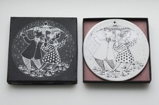 Rosenthal Wiinblads poetische Keramik Teller Serie Das Jahr Monat April Konflikt