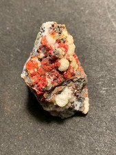 Realgar, Bornit, Calcit, Quarz, Baia Sprie, Maramures, Rumänien