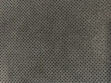 ORIGINAL Alcantara Stoff tief schwarz PERFORIERT 154cm breit Preis ab 0,50 Lfm!