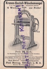 OSTERODE, Werbung 1903, Paul