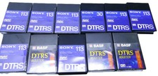 Sony DARS-113MP Digital Audio Kassette 11x DTRS  113 Min Pro DAT Tape I648