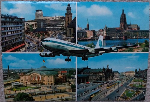 Flughafen airport postkarte - flughafen,