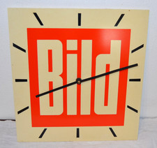 Vintage BILD Werbeuhr