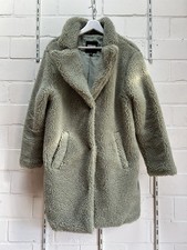 Damen Kunstpelz Mantel