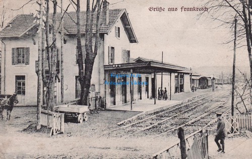 Bahnhof stab der 5 - ak,