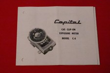 Capital Cds CLIP-ON EXPOSURE Meter MODEL C-8-BDA-Belichtungsmesser, sehr selten