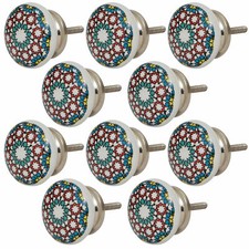 Möbelknopf bedruckt Mosaik