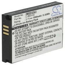 Akku für Golf Buddy World Platinum Platinum Navigation 1500mAh