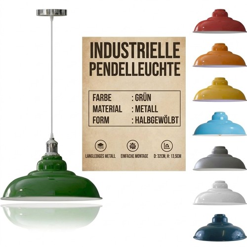 Industrielampe vintage metall - industrielampe,