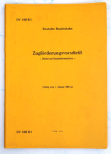 Bundesbahn - Kursbuch -Zugförderungsvorschrift-Dienst  auf Dampflokomotiven 1965