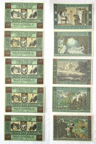 Banknoten notgeld stadt - banknoten,