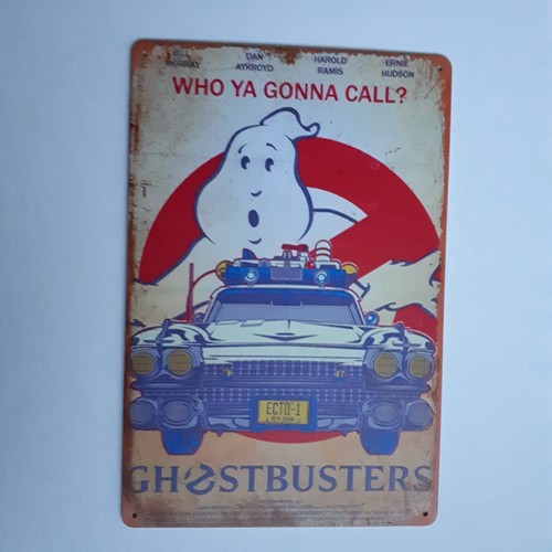 Ghostbusters blechschild 20x30 - ghostbusters,