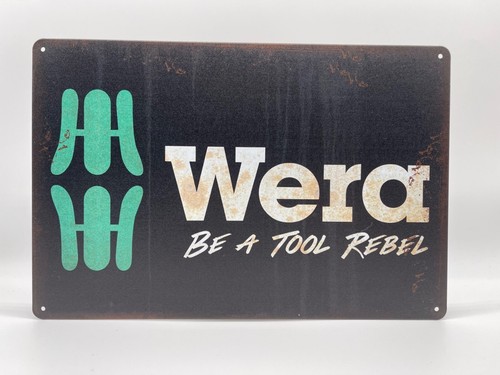 Blechschild wera 20x30cm - blechschild,
