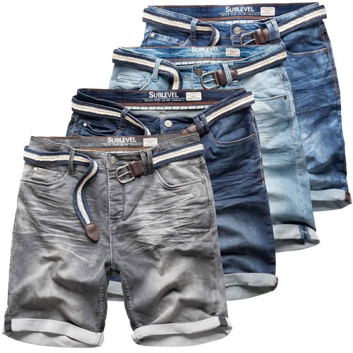 Sublevel herren jeans shorts - sublevel,