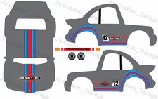 Tooned martini porsche 1/64