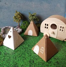 Mini-Zelt 8 cm, mit Fenstern