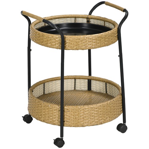 Servierwagen rattan - servierwagen,