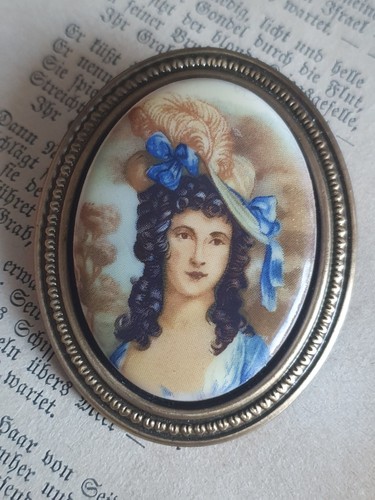 Vintage portrait porzellan - portrait,