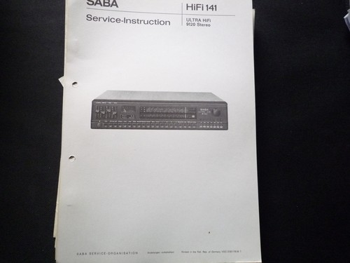 Original service manual - service,