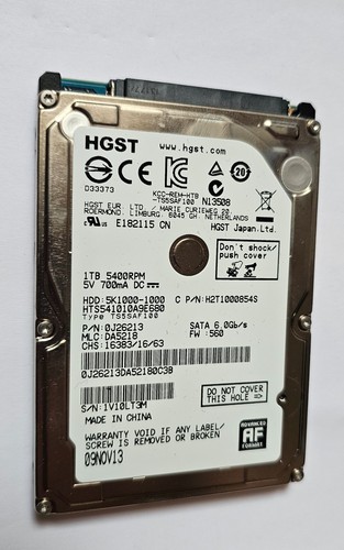 Hgst 1tb festplatte hdd - 1tb,