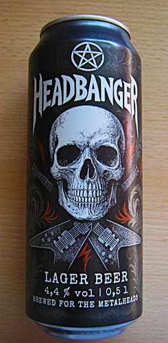 Headbanger lager beer - lager,