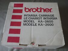 BROTHER    KA - 260 🧶 INTARSIA CARRIAGE inkl. Beschreibung
