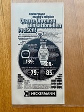 Neckermann Quartz-Uhren Quartz