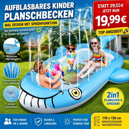 Kinder wasserspiel pool mit - kinder,