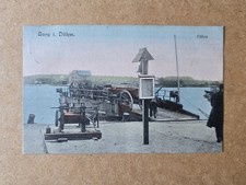 Burg, Dithmarschen, Fähre, Menschen, Kutschen, Color Foto Ak, Postkarte