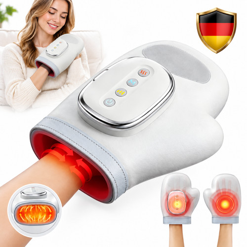 Hand massagegerät mit wärme - mit,
