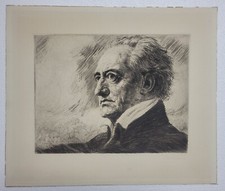 Radierung Karl Konrad Bauer