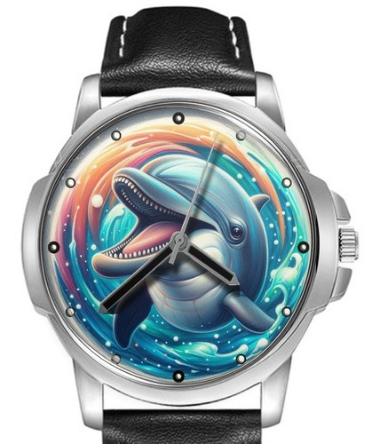 Lächelnde delphin - lächelnde,