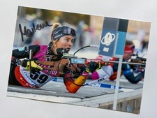orig. Biathlon Autogramm *